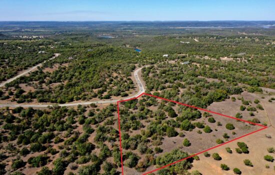 4.6 Acre Luxury Lot near Lake Palo Pinto in Gordon, TX